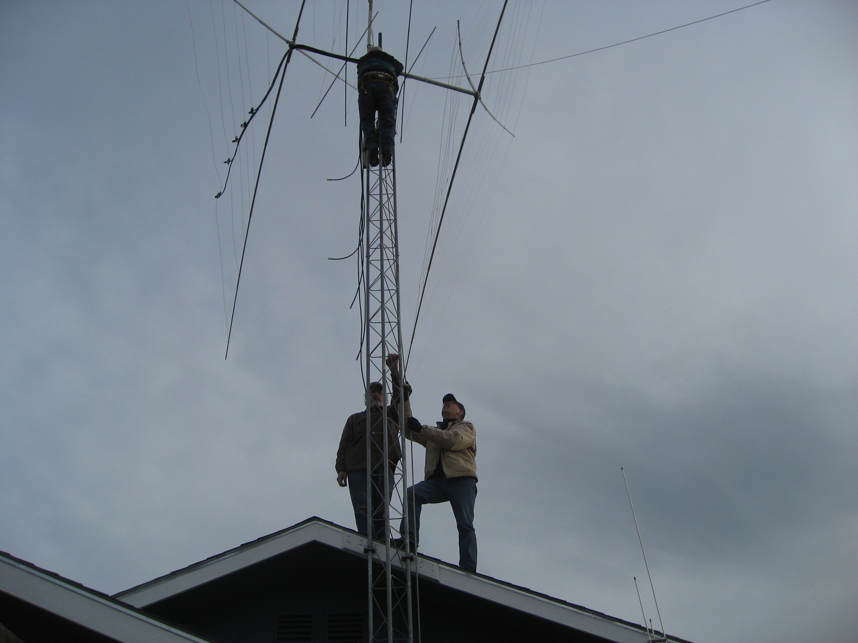 Attaching antenna to Tower